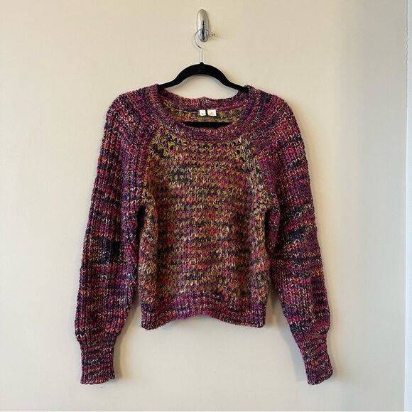 Anthropologie-Moth Hillwak Chunky Knit Sweater (Size:XS) - Picture 2 of 11